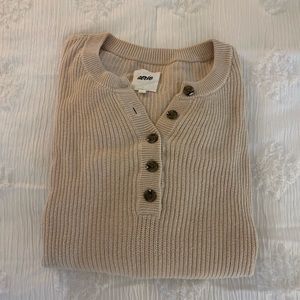 Aerie oversized cream/oatmeal sweater